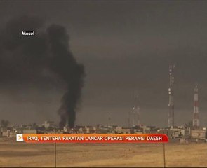 Iraq, tentera pakatan lancar operasi perangi Daesh