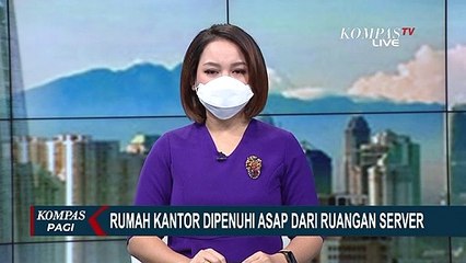 Diduga Karena Panasnya Peralatan Server Komputer, Rumah Kantor di Panglima Polim Dipenuhi Asap