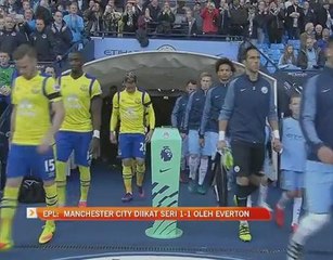 EPL: Manchester City diikat seri 1-1 oleh Everton