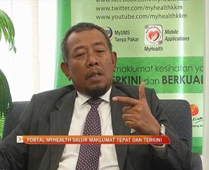 Portal MyHealth salur maklumat tepat dan terkini
