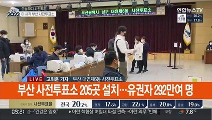 사전투표 이틀째…이 시각 부산 사전투표소