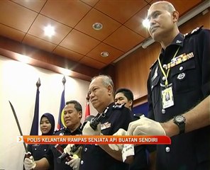 Polis Kelantan rampas senjata api buatan sendiri