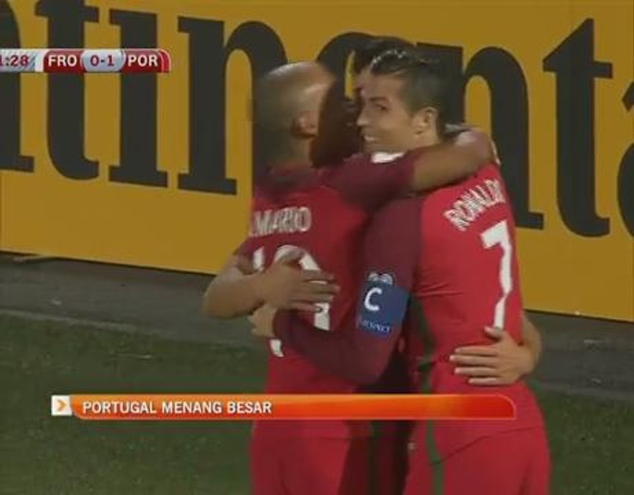 Portugal menang besar