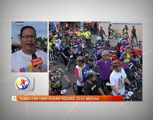 Sambutan Hari Sukan Negara 2016 di Melaka meriah