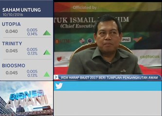IRDA harap Bajet 2017 beri tumpuan pengangkutan awam