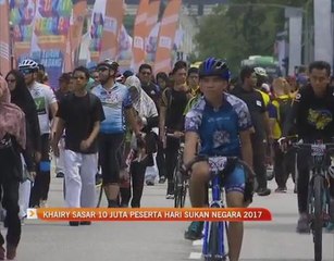 Khairy sasar 10 juta peserta Hari Sukan Negara 2017