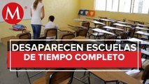 SEP anuncia la eliminación de escuelas de tiempo completo