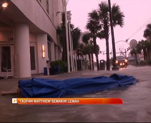 Taufan Matthew semakin lemah
