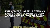 Faits divers : Appel à témoin lancé après la mort de deux agents de voirie en Savoie