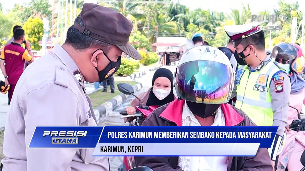 Superhero Polres Karimun Bagikan Bbm Gratis Untuk Yang Divaksin