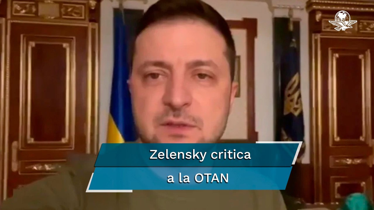 Presidente de Ucrania critica a la OTAN por negar zona exclusión aérea sobre su país