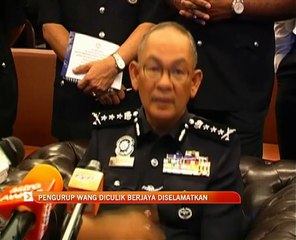 Pengurup wang diculik berjaya diselamatkan
