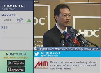 Industri halal Malaysia peroleh pengiktirafan dunia