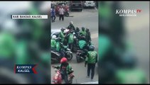 Viral Video Pria Berpistol Dikepung Driver Ojol di Citraland Banjar