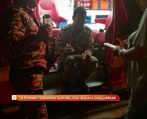 18 pendaki terkandas Gunung Jerai berjaya dikeluarkan