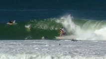 Surfer Steals Former World Champion's Surfboard When He Tries To Surf Next To Him