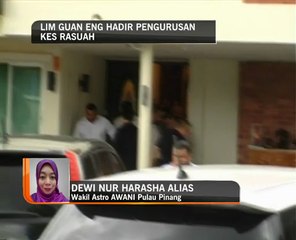 Lim Guan Eng hadir pengurusan kes rasuah