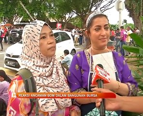 Ancaman bom: Reaksi pekerja di kompleks Bursa Malaysia