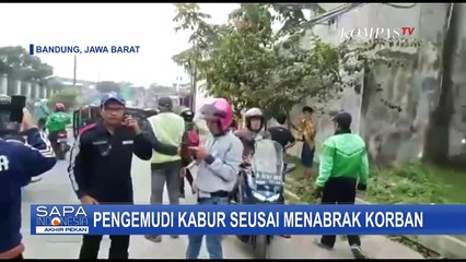 Viral, Warga Rusak Mobil Pelaku Tabrak Lari di Bandung!
