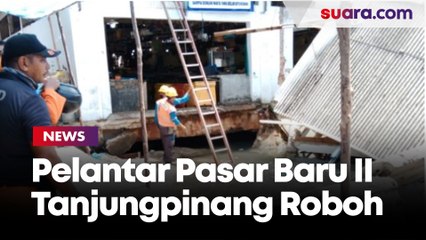 Satu Anak Terjepit, dan 3 Korban Jatuh ke Laut Saat Pelantar Pasar Baru II Tanjungpinang Roboh