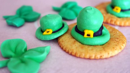 【Cute Meringue Cookie Recipe】 Leprechaun Hats/St. Patrick's Day【かわいいメレンゲクッキー】レプラコーンの帽子/セントパトリックスデー