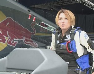 Melanie Astles, sole female pilot in the Red Bull Air Race