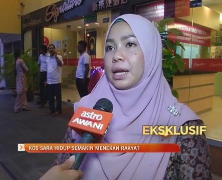 Kos sara hidup semakin menekan rakyat