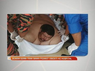 Bomba guna trak bawa pesakit obesiti ke hospital