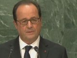 France's Hollande on Syria tells UN: 'Enough is enough'