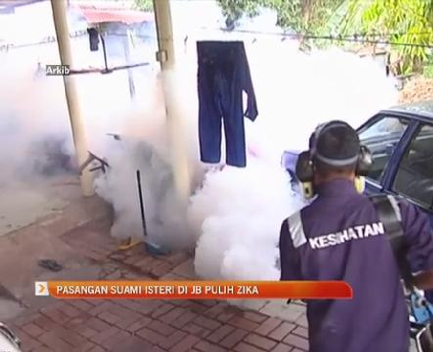 Pasangan suami isteri di JB pulih Zika