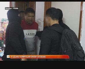 Empat lelaki kumpulan DAISH ditahan