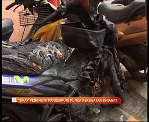 Sikap penghuni pangsapuri punca perbuatan khianat
