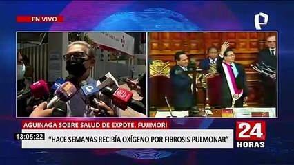 Alejandro Aguinaga sobre la salud de Alberto Fujimori: “su condición es delicada”