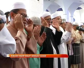 Ribuan hadir solat jenazah ghaib
