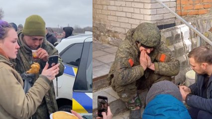 ರಷ್ಯನ್ ಸೈನಿಕರಿಗೆ ಊಟ ನೀಡಿ ಅಮ್ಮನಿಗೆ ವಿಡಿಯೋ ಕಾಲ್ ಮಾಡಿ ಕೊಟ್ಟು ಮಾನವೀಯತೆ ಮೆರೆದ ಉಕ್ರೇನ್