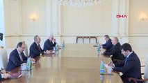 Çavuşoğlu, Azerbaycan Cumhurbaşkanı Aliyev ile görüştü