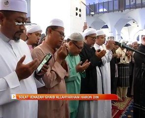 Solat jenazah ghaib untuk Allahyarham Datuk Dr Haron Din