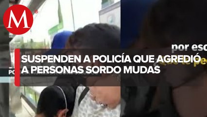 Policía agrede a dos personas sordo mudas en el Metrobús de CdMx