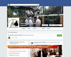 Datuk Dr  Haron Din pulang ke Rahmatullah