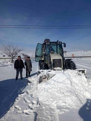 Karla mücadele gece gündüz devam ediyor