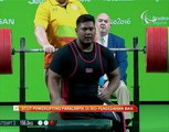 Atlit powerlifting paralimpik di Rio pendedahan baik