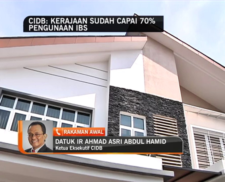 CIDB: Kerajaan sudah capai 70% penggunaan IBS