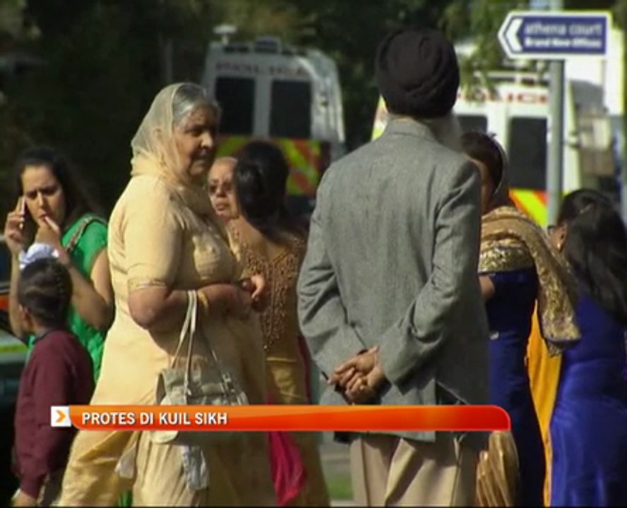 Protes di kuil Sikh