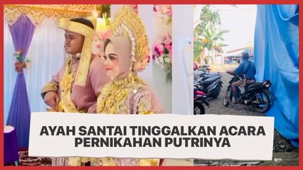 Demi Beri Pakan Ternak, Ayah Dengan Santai Tinggalkan Acara Pernikahan Putrinya