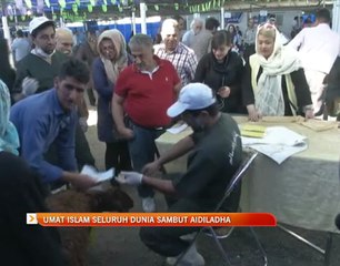 Umat Islam seluruh dunia sambut Aidiladha