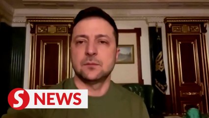 Ukraine's Zelenskiy: I'm here. I'm in my place