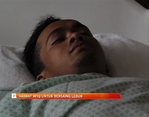 Hasrat Afiq Afify Rizan untuk bersaing lebur