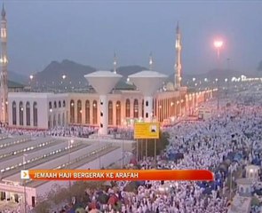 Jemaah Haji bergerak ke Arafah