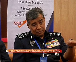 Ketua Polis Negara syor dasar dadah negara dipinda