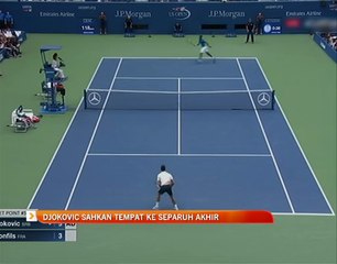 Novak Djokovic sahkan tempat ke separuh akhir